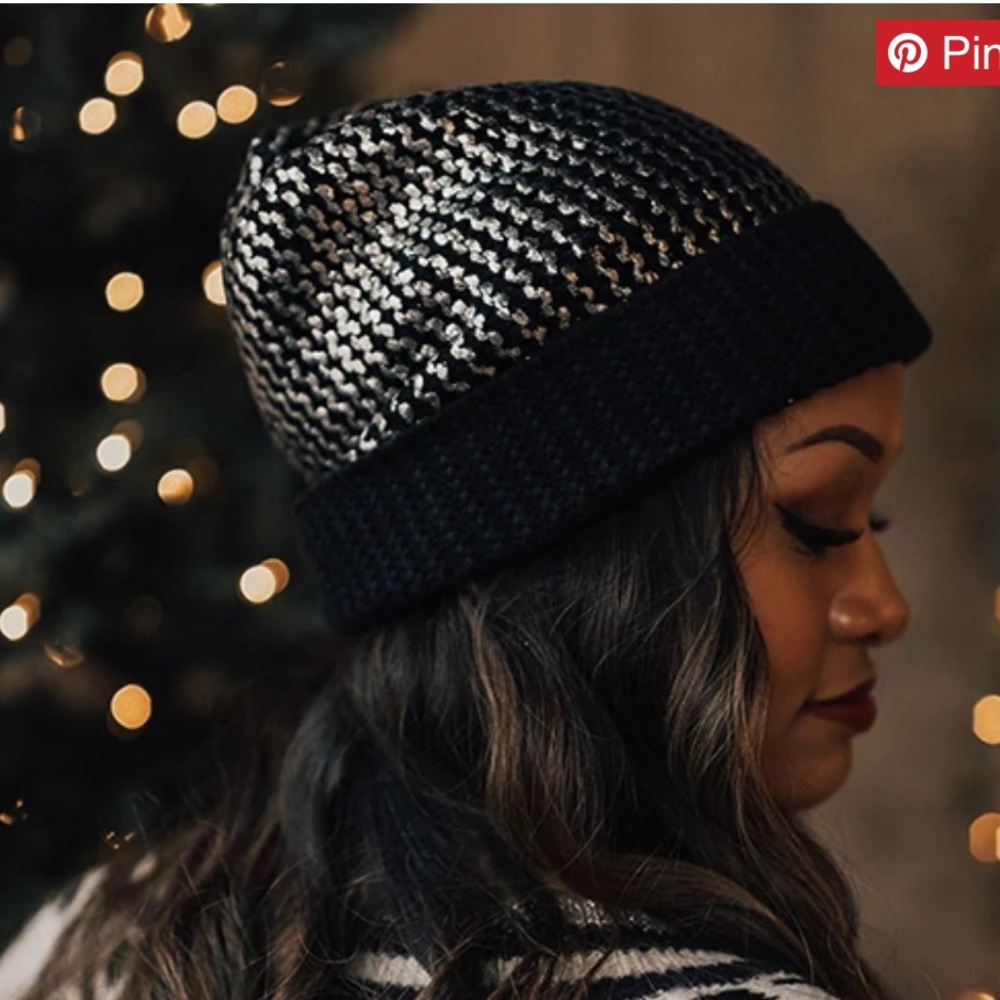 🆕Impressions boutique metallic beanie